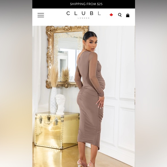Club L London Maternity Dress - Picture 2 of 4